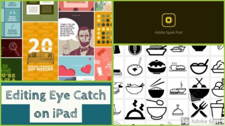 iPadでアイキャッチ編集　-Adobe Spark Post-